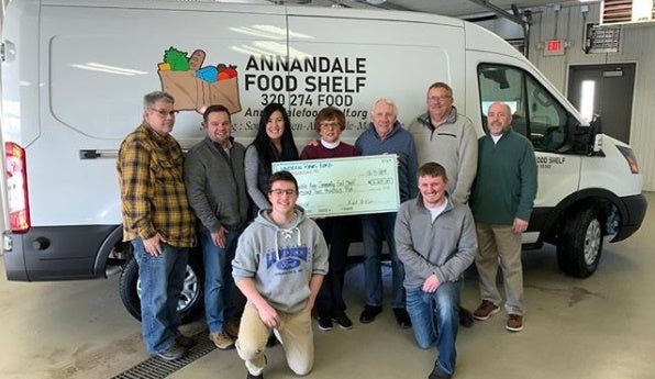 Donation to the Annandale Food Shelf